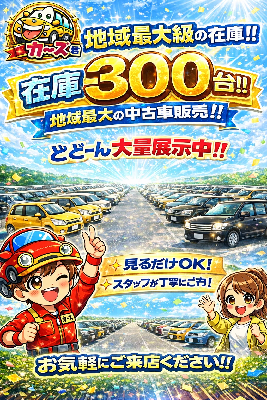 【車検・整備】鹿児島店は自社工場でアフターも安心|鹿児島・姶良の中古車販売店