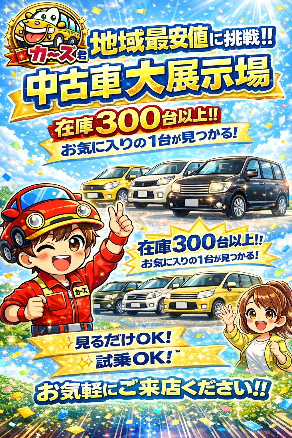 【高価買取】宮崎店でお車の無料査定受付中｜宮崎・小林の中古車販売店