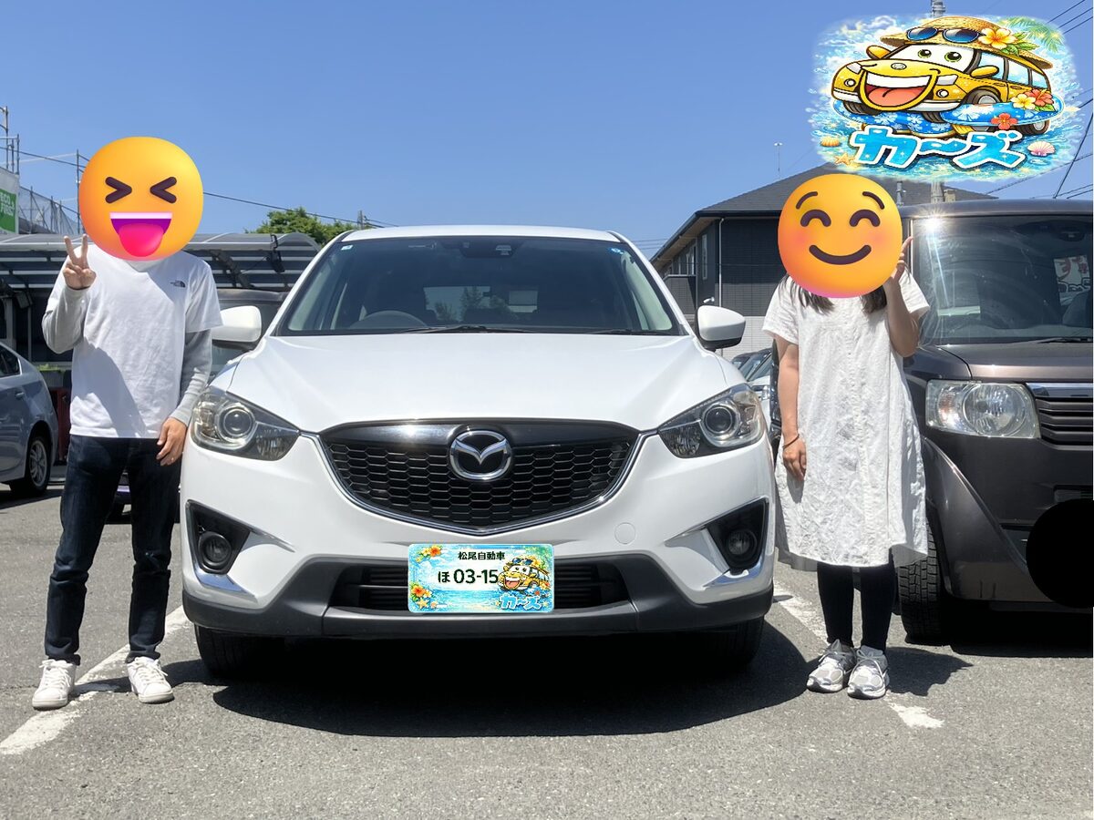 【ご納車】マツダのSUVをご夫婦にお届けしました|福岡・小郡の中古車販売店
