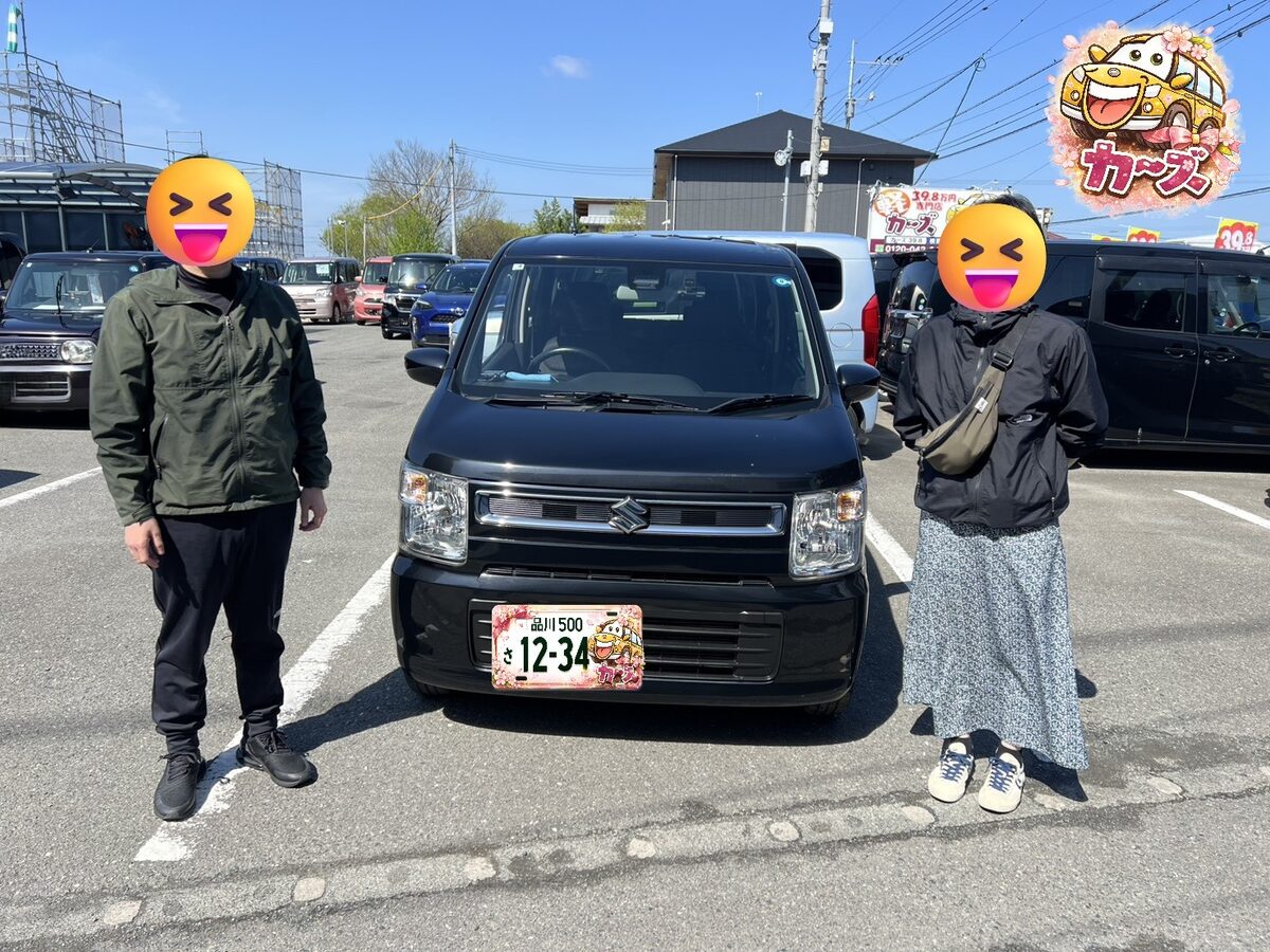 【ご納車】ブラックの軽ハイトワゴンをお届けしました｜福岡・小郡の中古車販売店