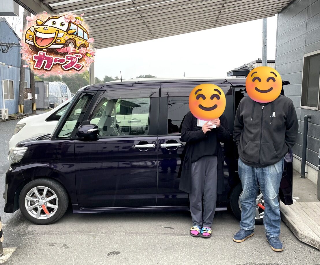 【ご納車】ブラックの軽ワゴンをご夫婦にお届けしました｜福岡・小郡の中古車販売店